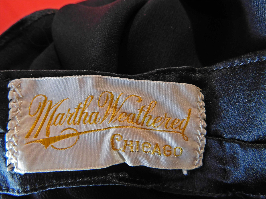 Vintage Martha Weathered Floral Devore Voided Velvet Silk Fringe Flapper Tango Dress
"Martha Weathered Chicago" dress label sewn inside.
