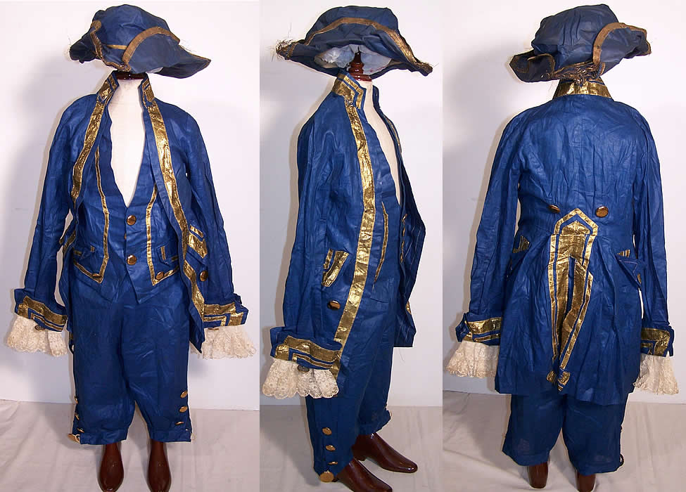 George Washington Child's Colonial Costume Tricorn Hat  Front view.
