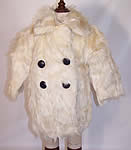 Paris Child's Mohair Fur Winter Coat Double Breasted Jacket