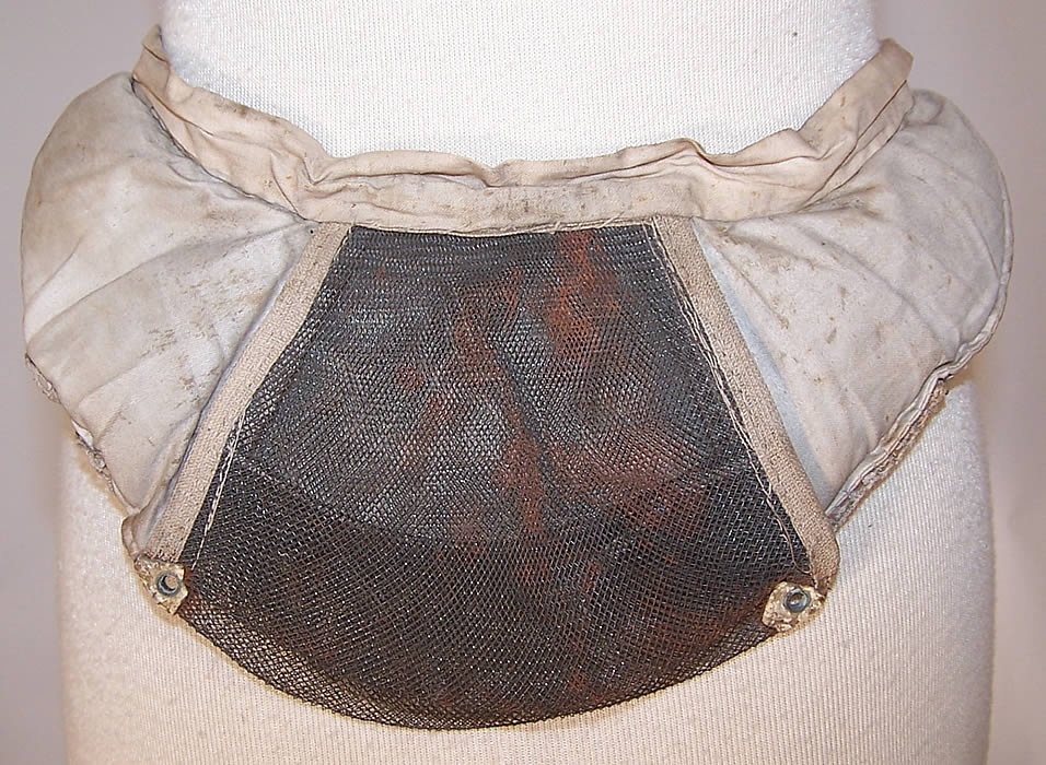 Victorian Antique Wire Mesh Horse Hair Crinolette Skirt Bustle Pad Support