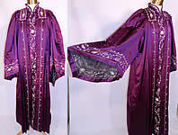 Vintage Henderson Ames Co Regalia Purple Silk Ceremonial Robe Gown