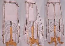 Victorian Novelty Skirts Label Crinoline Wire Hoop Cage Bell Shape Petticoat