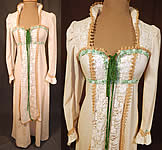 Vintage Gunne Sax by Jessica Black Label Renaissance Medieval Maxi Granny Dress

