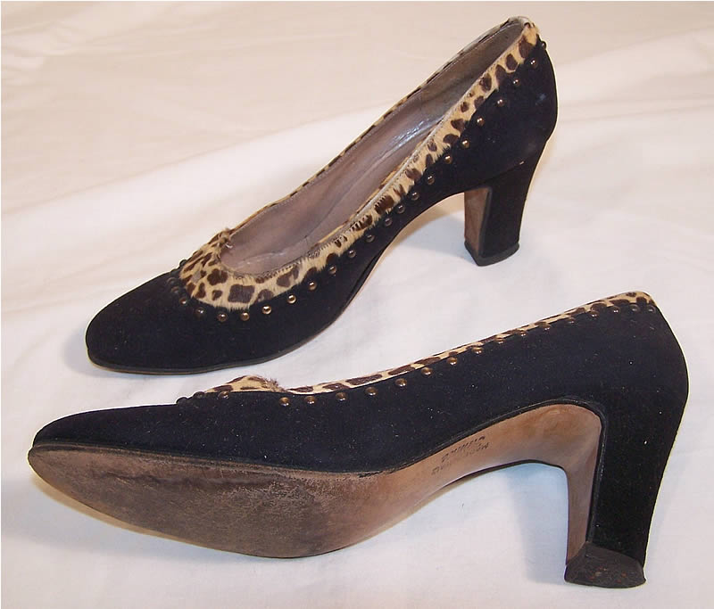 Rosina Ferragamo Schiavone Spotted Fur Pumps