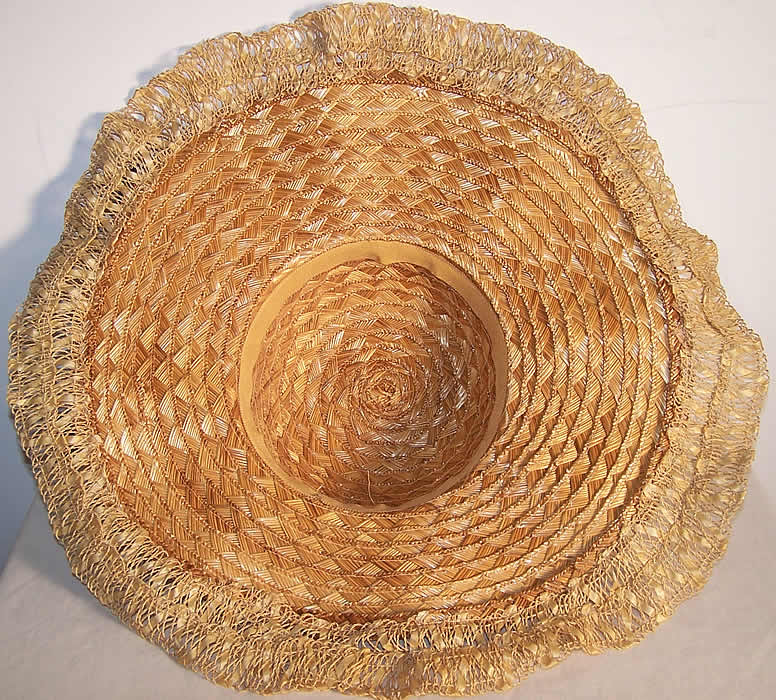 Natural Straw Wide Brim Summer Sun Hat