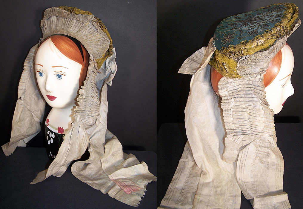 Bavarian Folk Costume Riegelhaube Alsatian Bow Bonnet   Front view.