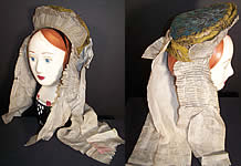 Bavarian Folk Costume Riegelhaube Alsatian Bow Bonnet 