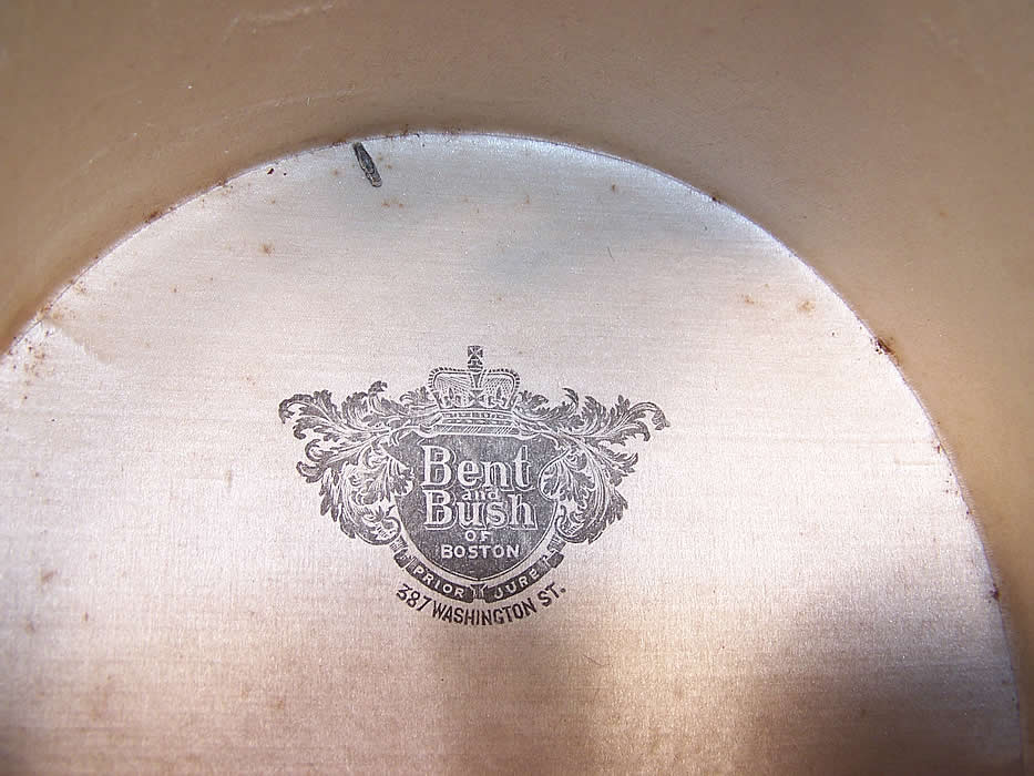 Victorian Bent & Bush Boston Black Beaver Gentlemen's Opera Top Hat close up.
