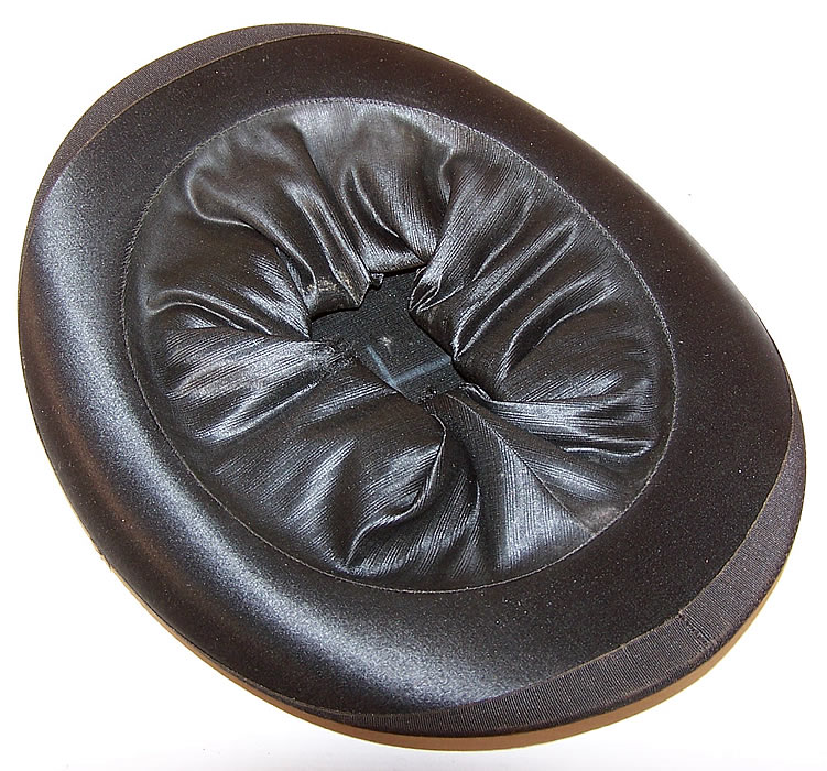 Vintage Victorian Gentlemen Black Silk Collapsible Opera Top Hat