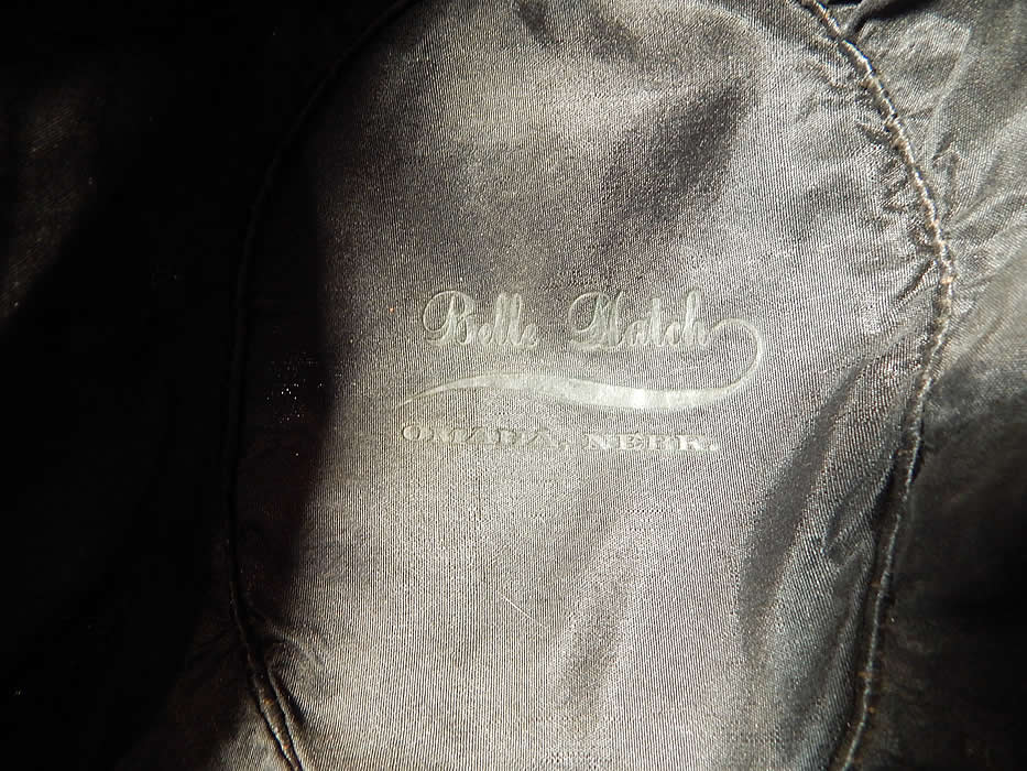Titanic Edwardian Gold Lam&eacute; Lame Lace Beaded Fur Trim Toque Traveling Winter Hat
There is a "Belle Malch Omaha, Nebraska" label inside. 
