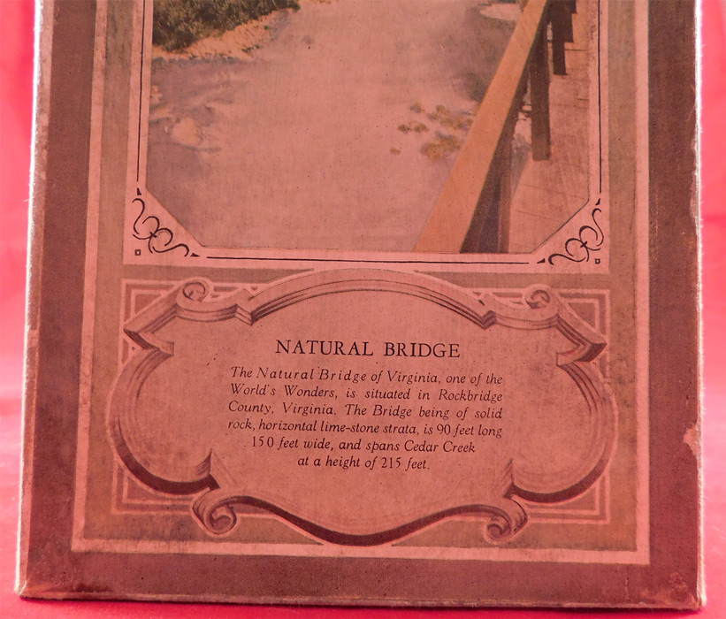 Unworn Vintage Natural Bridge Arch Shoe Suede Leather Button Strap Cutout Mary Jane
Included is a "Natural Bridge Arch Shoe" box with great graphics of one of the World's Wonders The Natural Bridge of Virginia. 