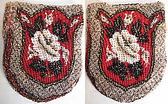 Victorian Beaded Needlepoint Magnolia Pouch Purse