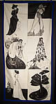 Aubrey Beardsley Black & White Women Bloomcraft Fabric