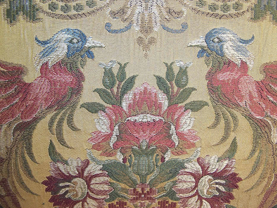 Vintage Nettie Rosenstein Silk Brocade Tapestry Velvet Handbag Purse close up