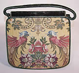 Vintage 1950s Nettie Rosenstein Silk Brocade Tapestry Velvet Handbag Purse